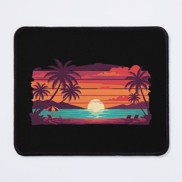 Item preview, Beach Sunset Caribean designed and sold by Tw1nsAIArt.