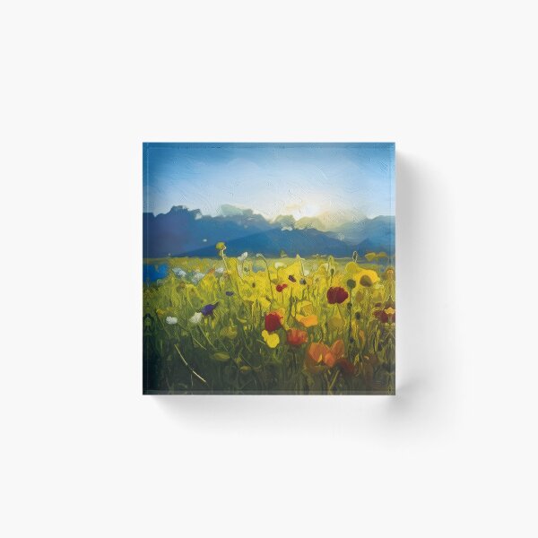 Item preview, Flowery field between 2 clearings designed and sold by Leuil.