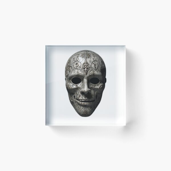 Item preview, Fractured Elegance – Haunting Porcelain Mask Design designed and sold by akhdesigns7.