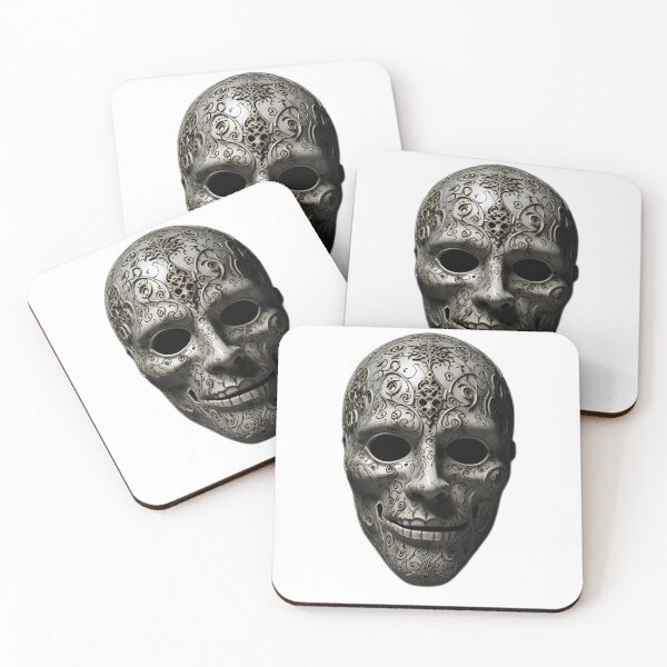 Item preview, Fractured Elegance – Haunting Porcelain Mask Design designed and sold by akhdesigns7.