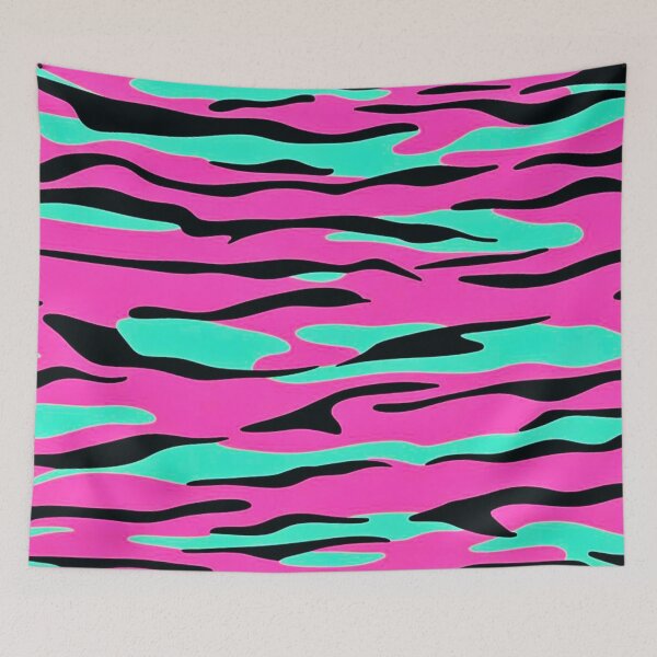 Item preview, Mint And Pink Camo Tiger Stripe Camouflage Pattern designed and sold by CamouflageLab.