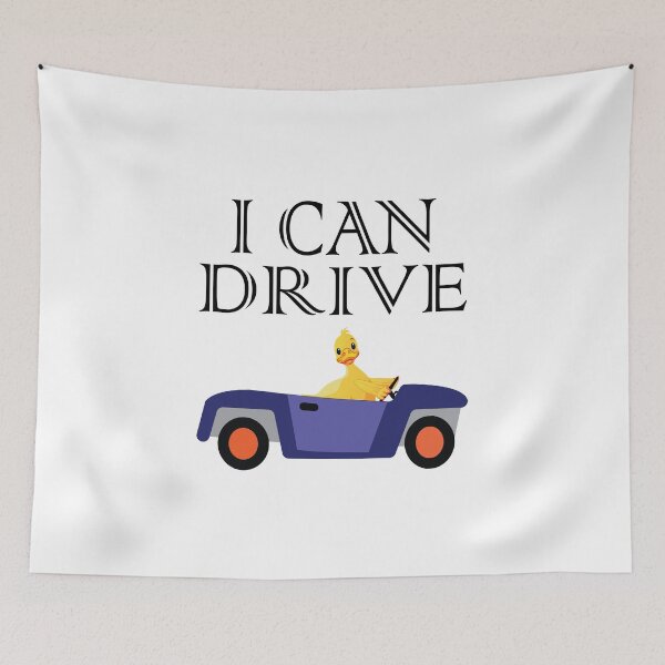 Item preview, I Can Drive, Duck Driving Car designed and sold by SAIDDIA.