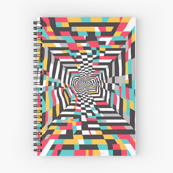 Item preview, Optical Illusion Art – Neon Labyrinth: A Dazzling Visual Experience designed and sold by catcurio.