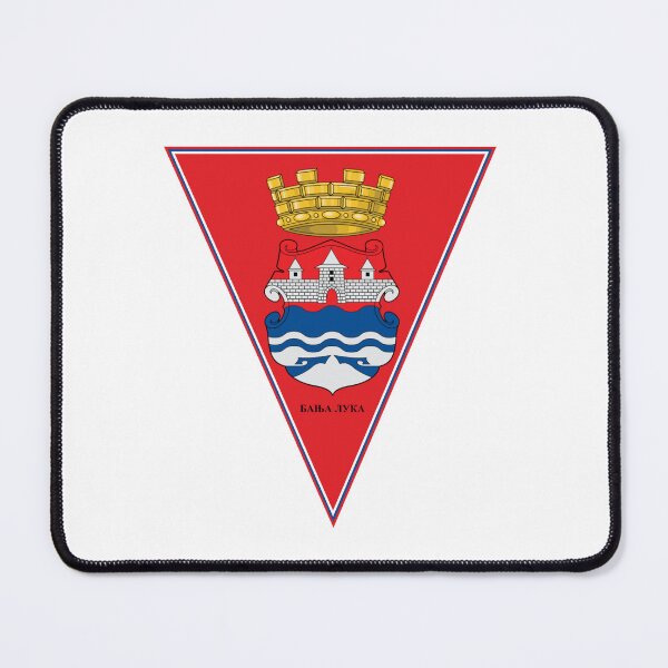 Item preview, Banja Luka Flag & Coat of arms designed and sold by adamst555.