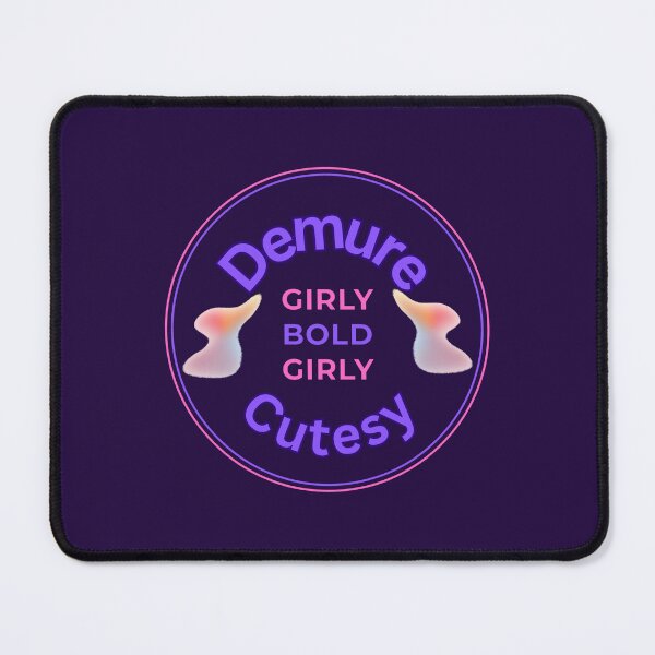 Item preview, Demure Cutesy Girly Bold designed and sold by Chekky.