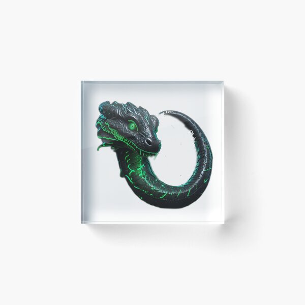 Item preview, Serpent of Shadows – Obsidian Carved Snake Design designed and sold by akhdesigns7.