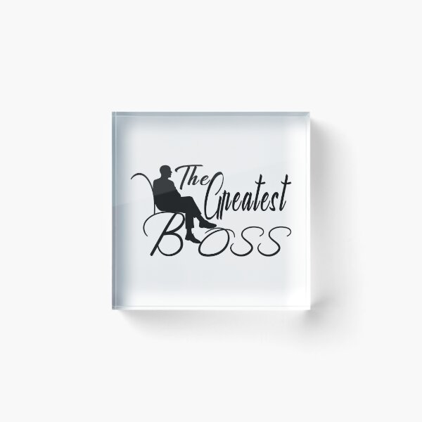 Item preview, The Greatest Boss designed and sold by SAIDDIA.