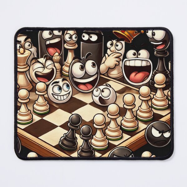 Item preview, Funny Cartoon Chessboard - Checkmate Your Problems designed and sold by BogskyShop.