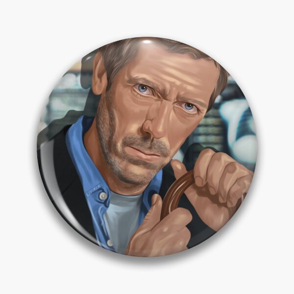 Item preview, Hugh Laurie as Dr. Gregory House in House - fanart designed and sold by ituno-art-by-ek.