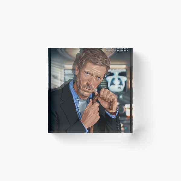 Item preview, Hugh Laurie as Dr. Gregory House in House - fanart designed and sold by ituno-art-by-ek.