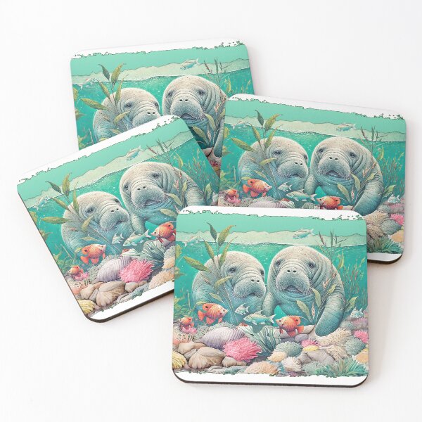 Item preview, Manatee Reef Scene designed and sold by candiscamera.