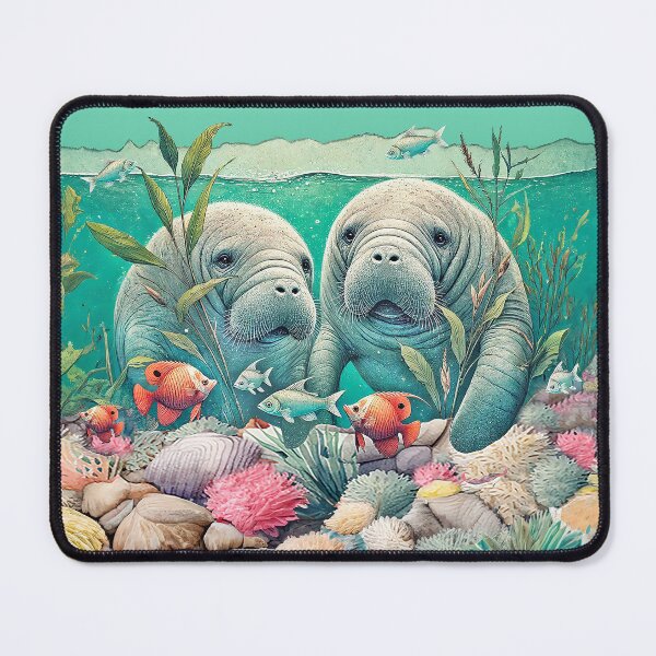Item preview, Manatee Reef Scene designed and sold by candiscamera.
