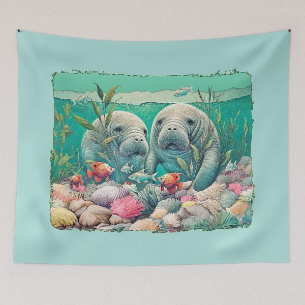Item preview, Manatee Reef Scene designed and sold by candiscamera.
