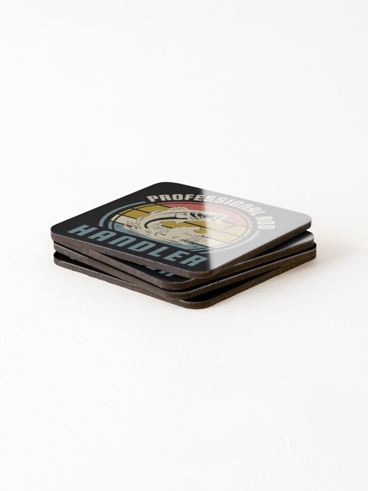 Thumbnail 4 of 5, Coasters (Set of 4), Professional Rod Handler Fishing designed and sold by MaxOutDesign.