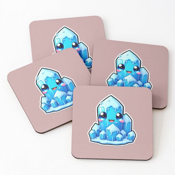 Item preview, crystal mountain sticker- Adorable Ice Gem Design designed and sold by Thread-Verse.