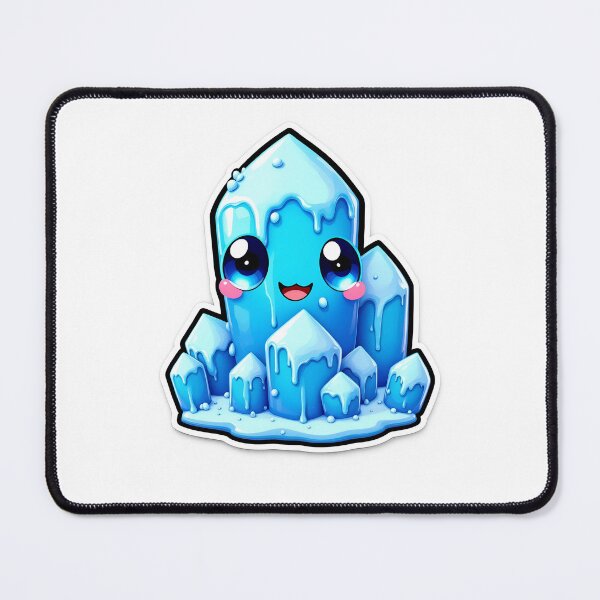 Item preview, crystal mountain sticker- Adorable Ice Gem Design designed and sold by Thread-Verse.