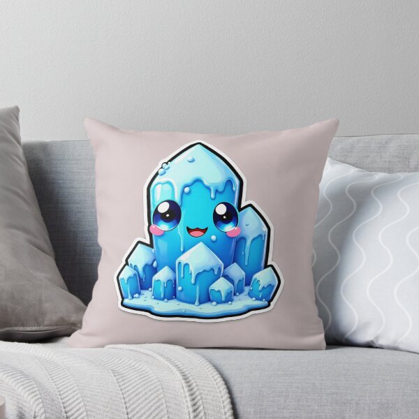 Item preview, crystal mountain sticker- Adorable Ice Gem Design designed and sold by Thread-Verse.