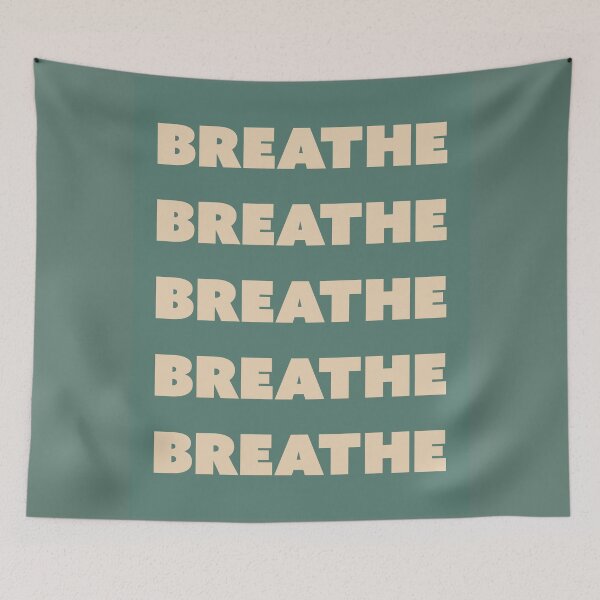 Item preview, Breathe Repeating Text designed and sold by Paigaam.