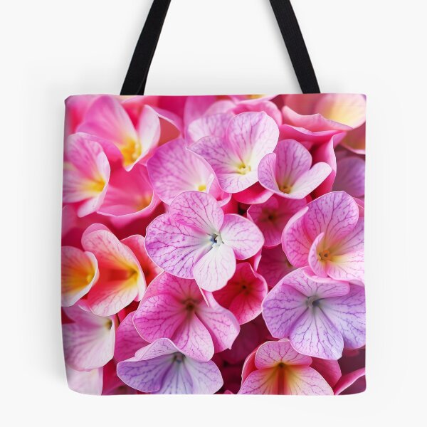 Item preview, pink hydrangea petals closeup designed and sold by EmeraldeaArt.