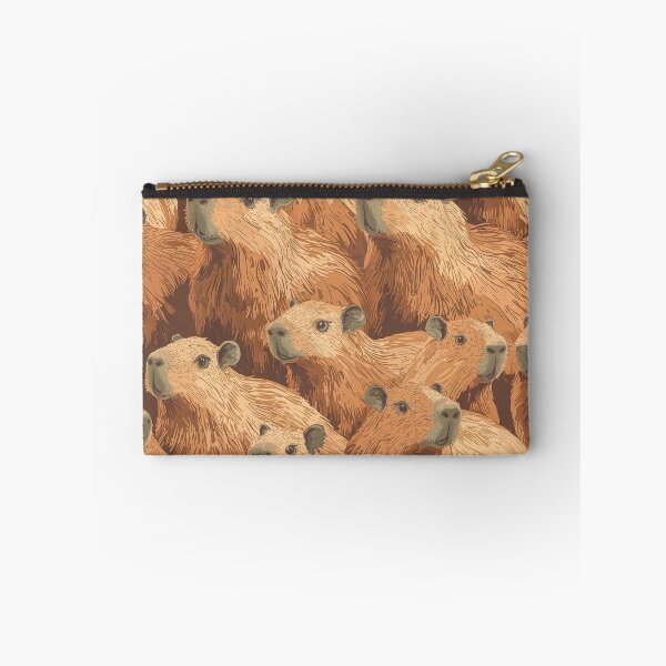 Item preview, Hundreds of tiny capybaras arranged in a vintage style, seamless pattern design. designed and sold by Paolo Modena Photography    -   Fine Italian Art.
