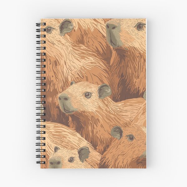 Item preview, Hundreds of tiny capybaras arranged in a vintage style, seamless pattern design. designed and sold by Paolo Modena Photography    -   Fine Italian Art.