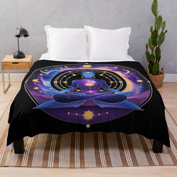 Item preview, Cosmic Meditation Goddess - Astrology Zen Art designed and sold by Kashear.