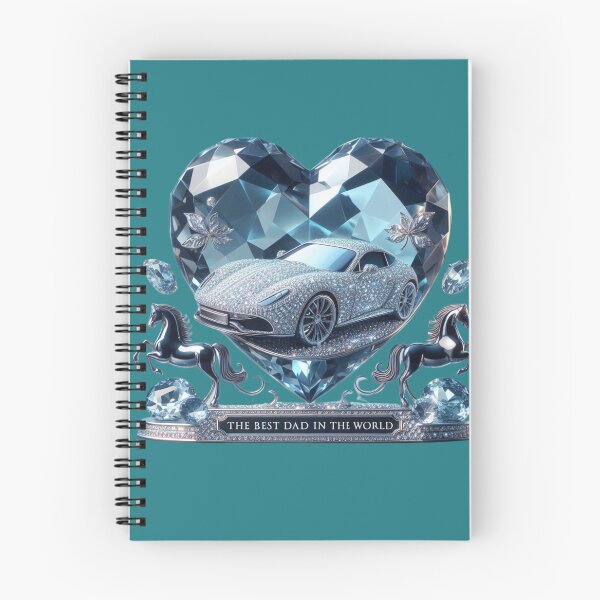 Item preview, The Best Dad in the World – Luxury Diamond Car & Heart Design designed and sold by Zoya's designs.
