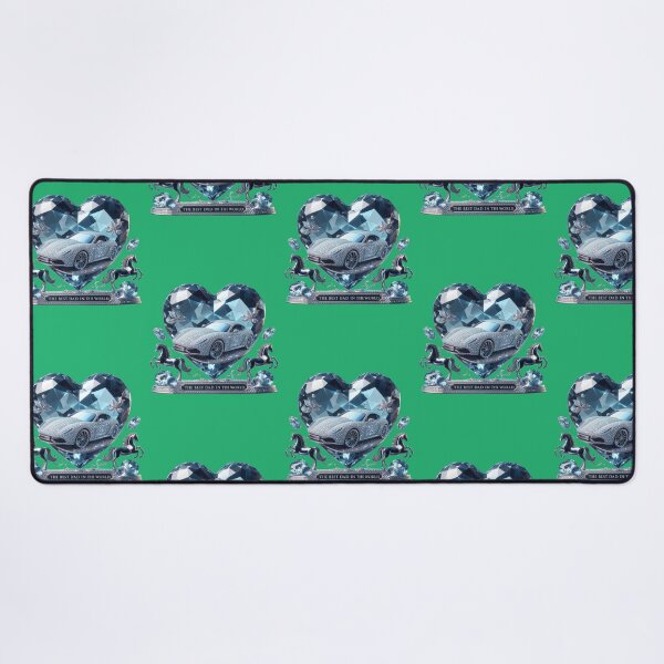 Item preview, The Best Dad in the World – Luxury Diamond Car & Heart Design designed and sold by Zoya's designs.