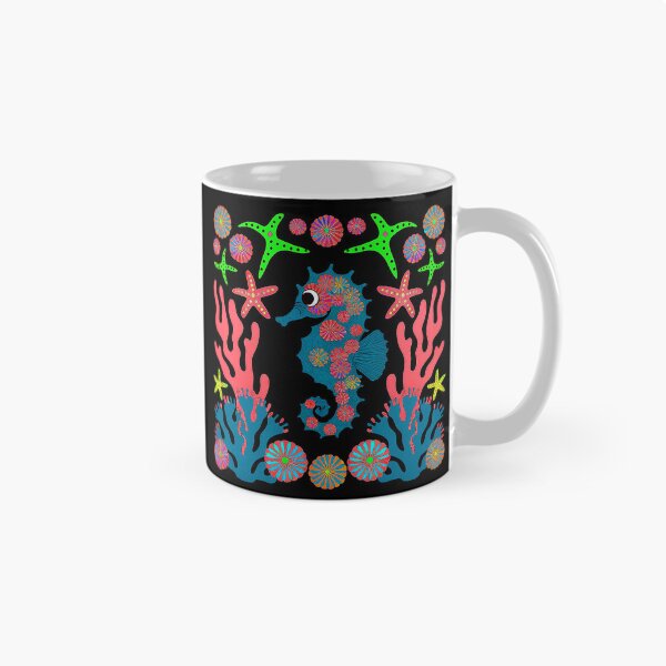 Item preview, Ocean Wonders Seahorse Coral Delight designed and sold by Amanda's Factory.