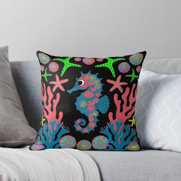 Item preview, Ocean Wonders Seahorse Coral Delight designed and sold by Amanda's Factory.