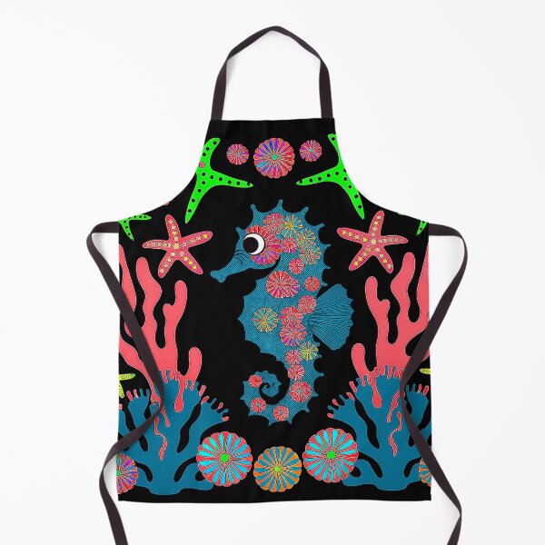 Item preview, Ocean Wonders Seahorse Coral Delight designed and sold by Amanda's Factory.
