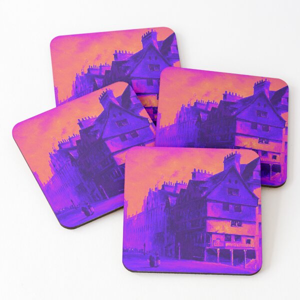 Item preview, Cityscape in Purple and Pink designed and sold by tomorrowsart.