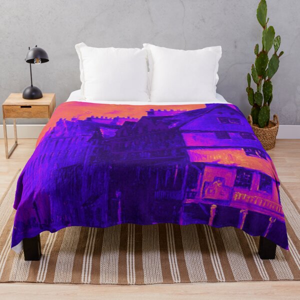Item preview, Cityscape in Purple and Pink designed and sold by tomorrowsart.