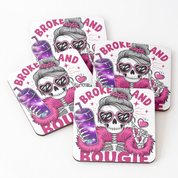 Item preview, Broke and Bougie Skeleton - Funny Glam Design designed and sold by Charlietule.