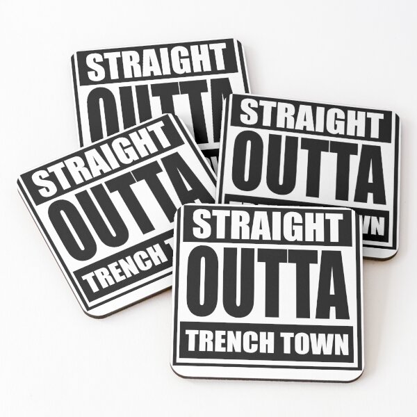 Item preview, Straight Outta Trench Town designed and sold by GrizzlyCollective.