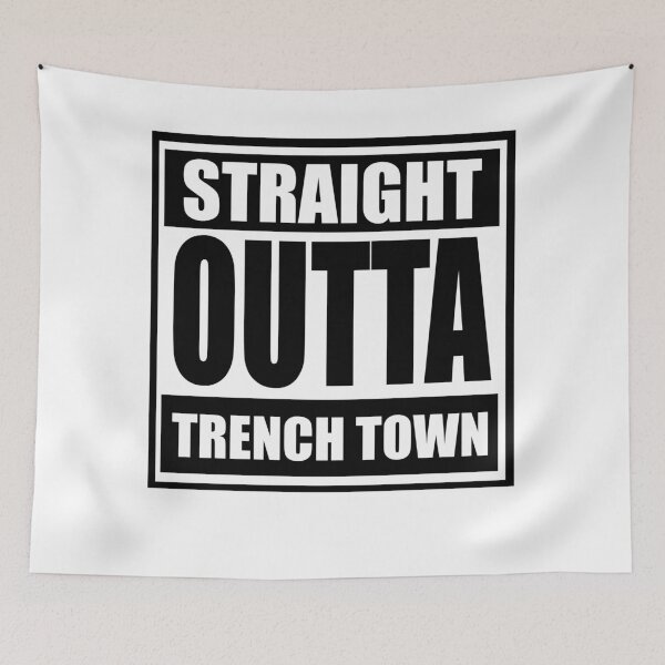 Item preview, Straight Outta Trench Town designed and sold by GrizzlyCollective.
