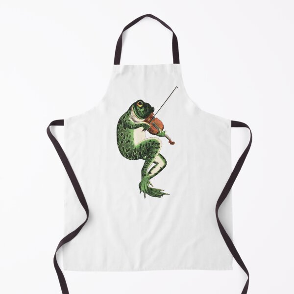 Item preview, Vintage frog playing violin designed and sold by elinaarbidane.