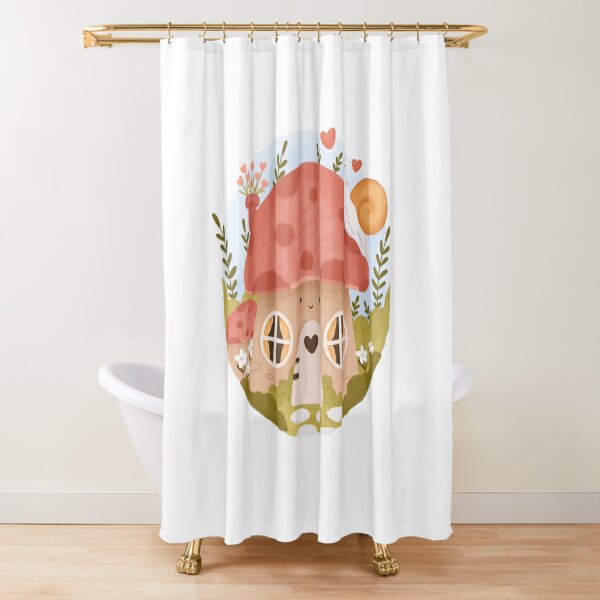 Item preview, Whimsical Mushroom House designed and sold by Lauren-Balls.