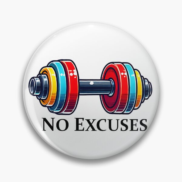 Item preview, No Excuses Dumbbell designed and sold by Mbk Studios.