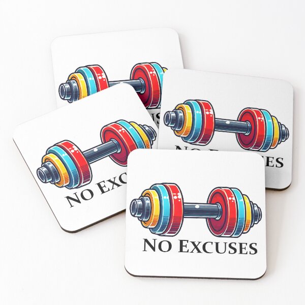 Item preview, No Excuses Dumbbell designed and sold by Mbk Studios.