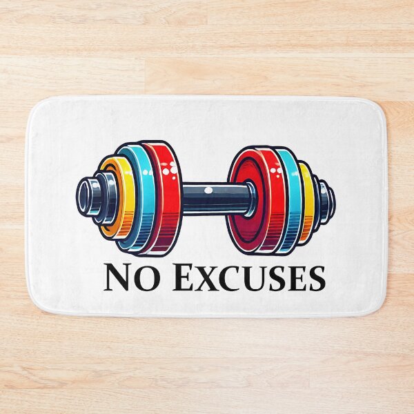 Item preview, No Excuses Dumbbell designed and sold by Mbk Studios.