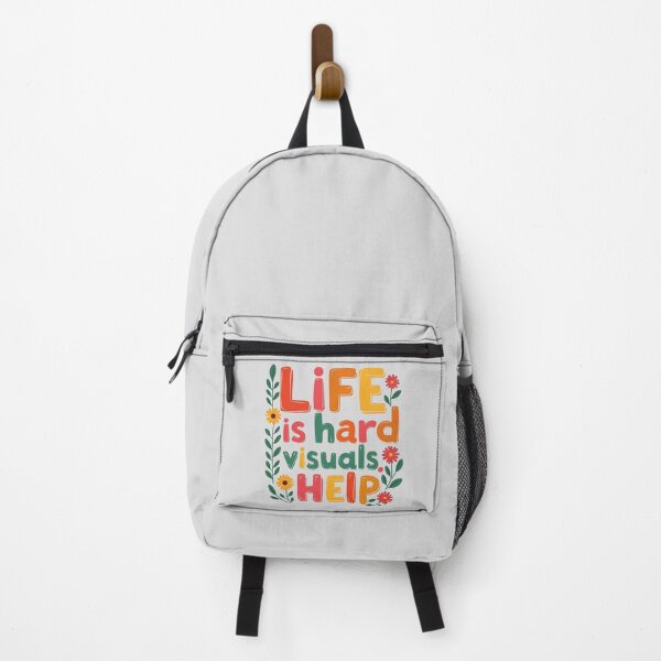 Item preview, life is hard visuals help funny cool best designed and sold by bukajart.