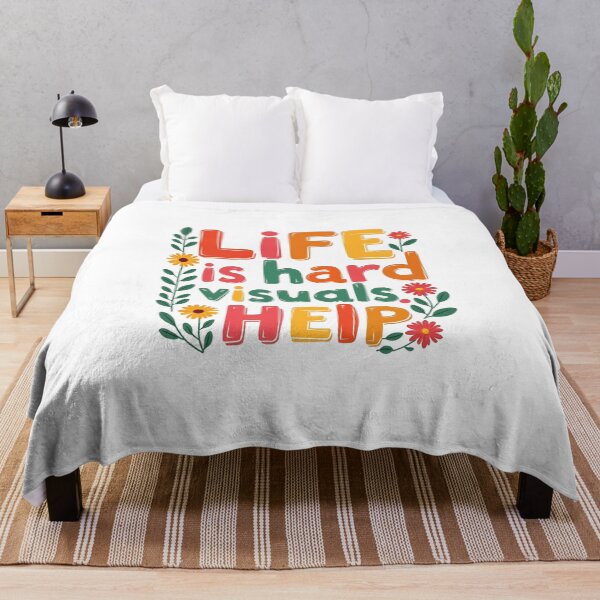 Item preview, life is hard visuals help funny cool best designed and sold by bukajart.