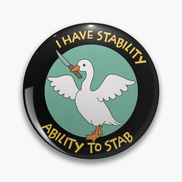Item preview, Goose - I have stability designed and sold by ValentinaHramov.