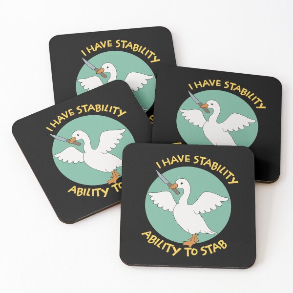 Item preview, Goose - I have stability designed and sold by ValentinaHramov.