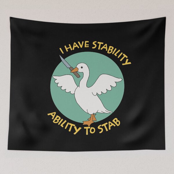 Item preview, Goose - I have stability designed and sold by ValentinaHramov.