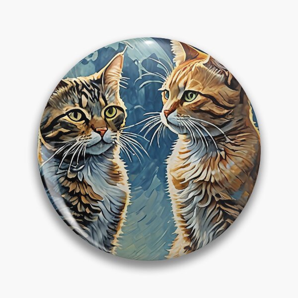 Item preview, Cats in front of a supermoon designed and sold by Palatinasart.