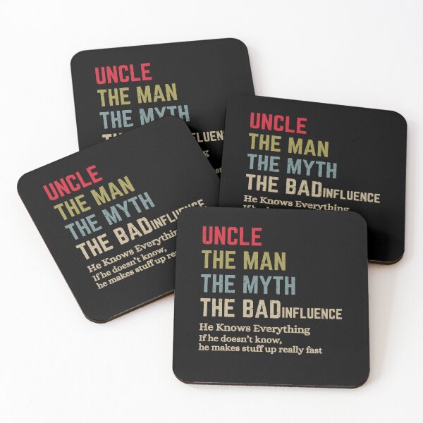 Item preview, Uncle The Man The Myth The Bad Influence He Knows Everything designed and sold by Guess4best.