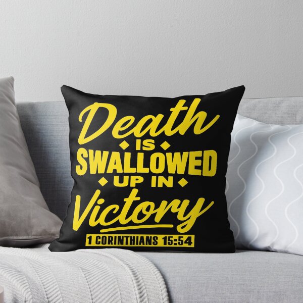 Item preview, 1 Corinthians 15:54 Death Is Swallowed Up In Victory designed and sold by plushism.