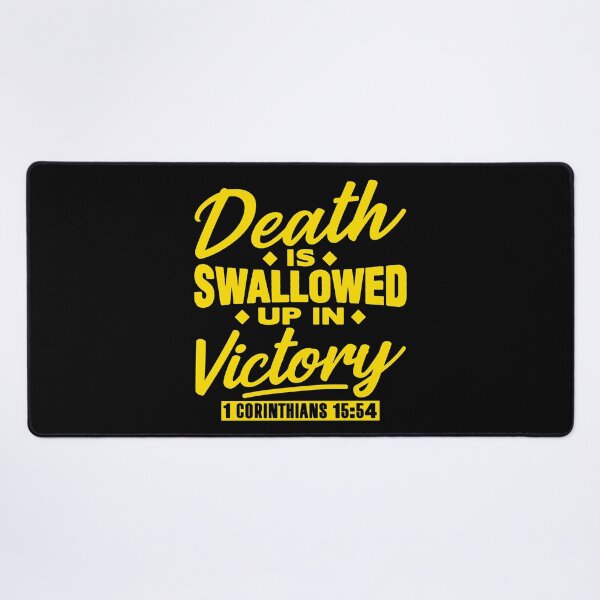 Item preview, 1 Corinthians 15:54 Death Is Swallowed Up In Victory designed and sold by plushism.